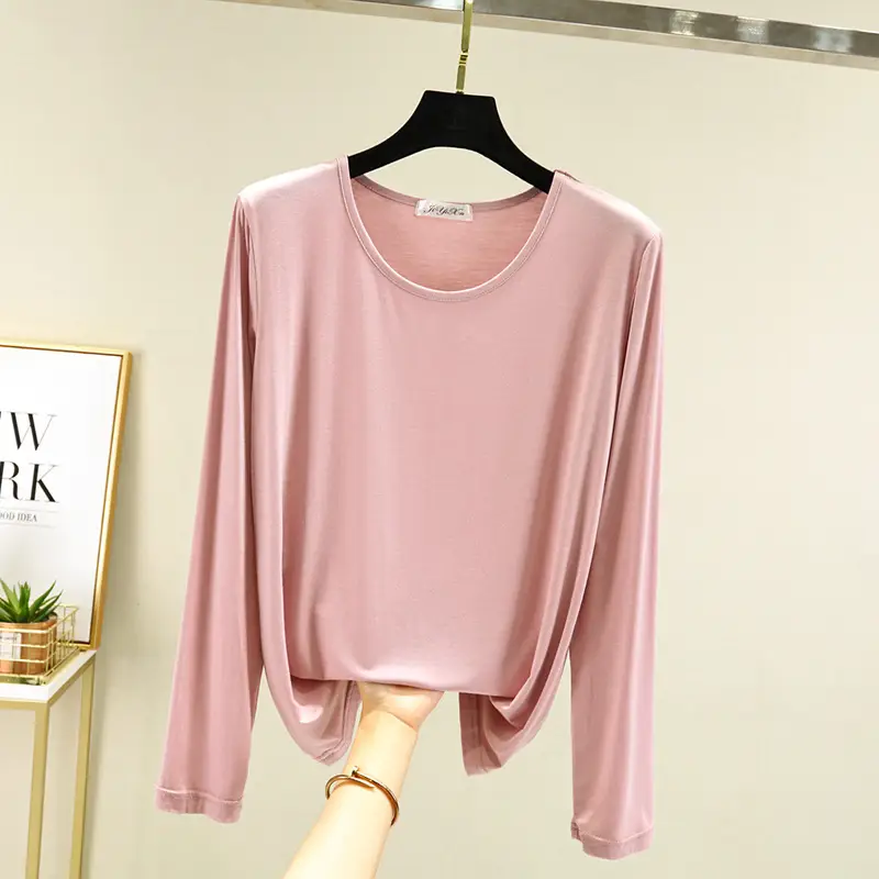 Women Green Long Sleeve T-Shirt with Mask Bottom - Image 9