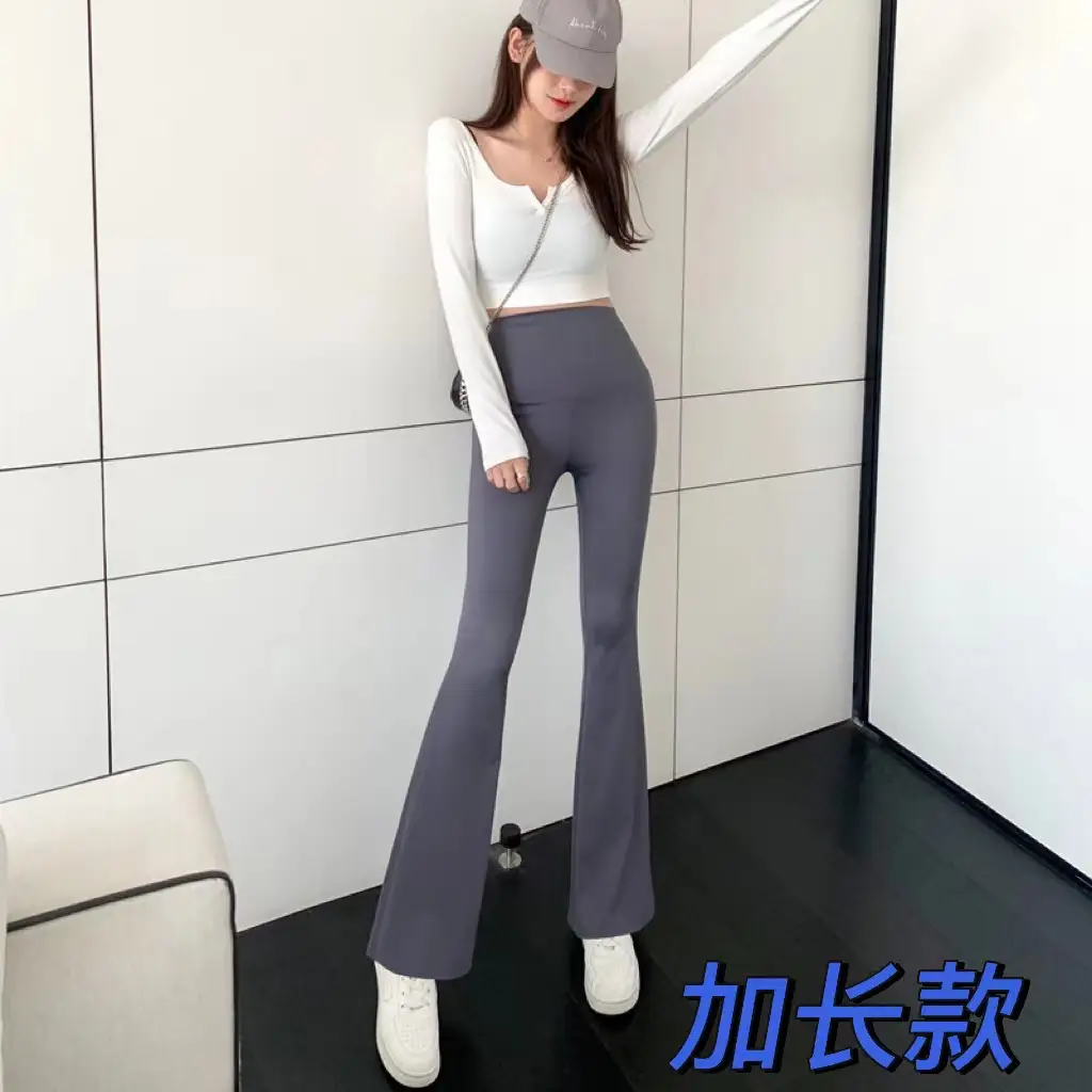 Women's Black Plus Size Warmth Thick Leggings High Waist Yoga Pants - Image 18