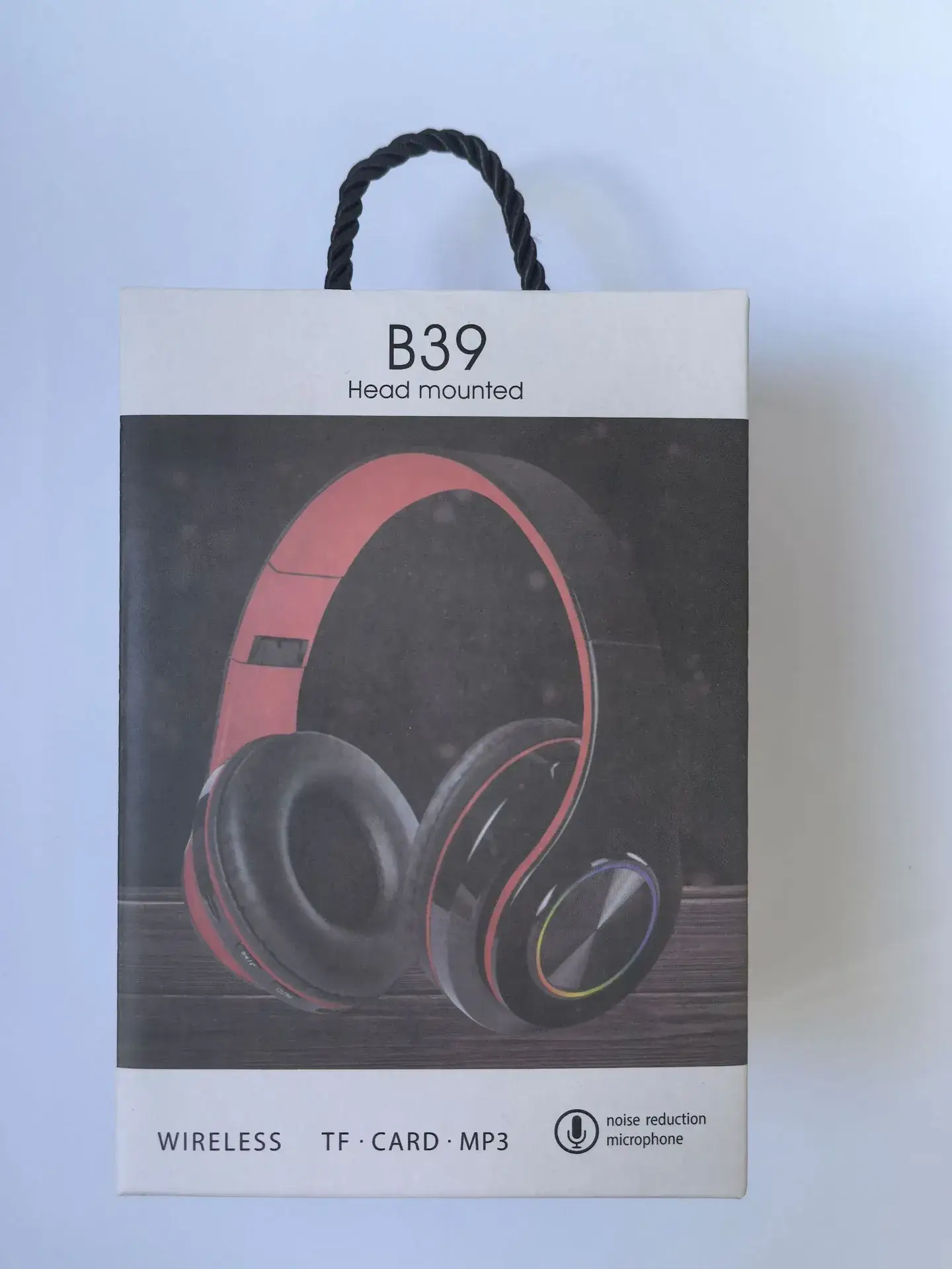 Wireless Bluetooth Headset Red Black Foldable Subwoofer — feature 11
