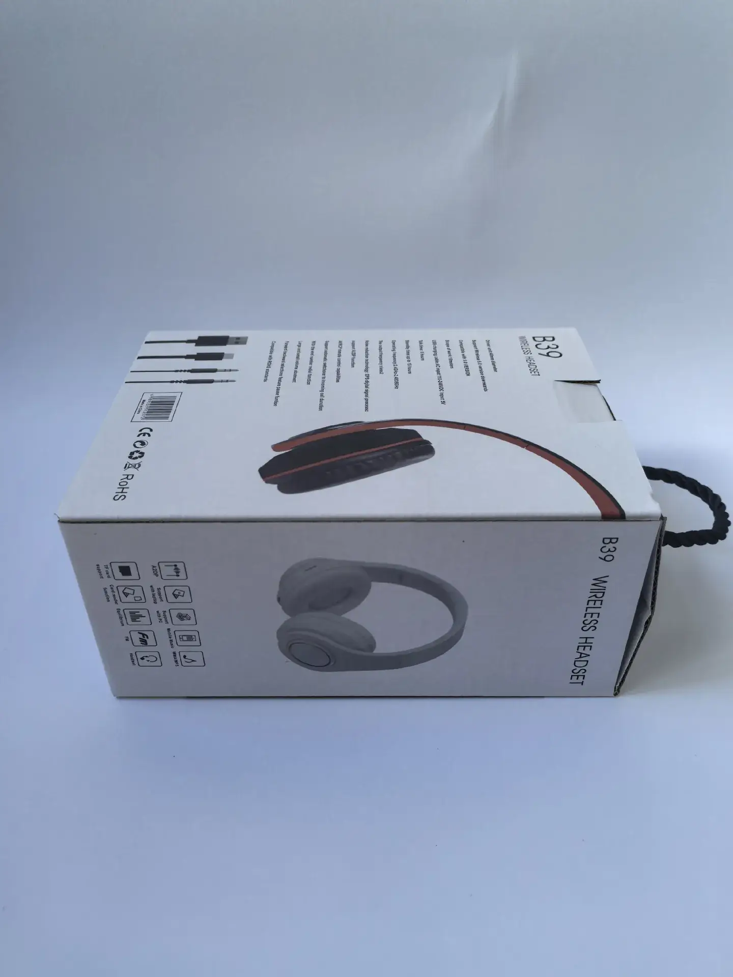 Wireless Bluetooth Headset Red Black Foldable Subwoofer — feature 13