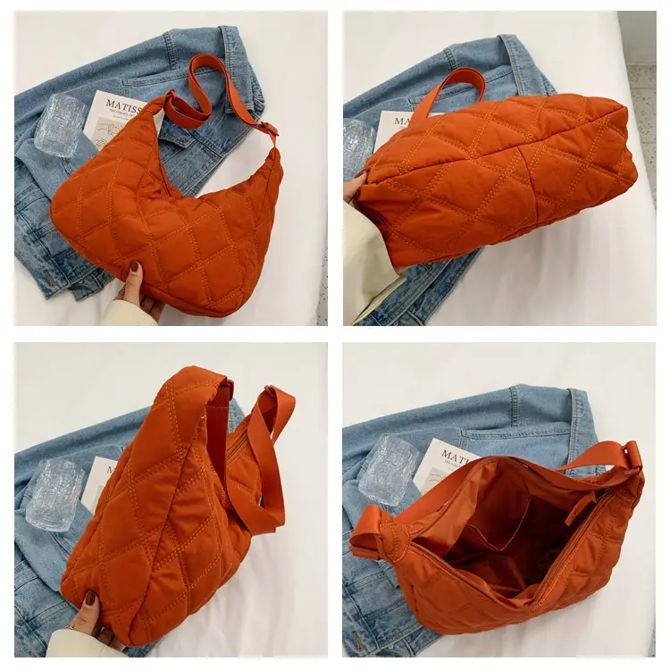 Winter Embroidered Quilted Shoulder Bag for Women — feature 10