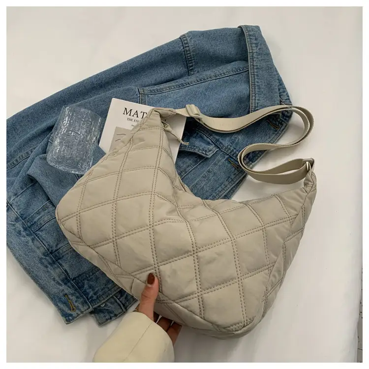 Winter Embroidered Quilted Shoulder Bag for Women — feature 105