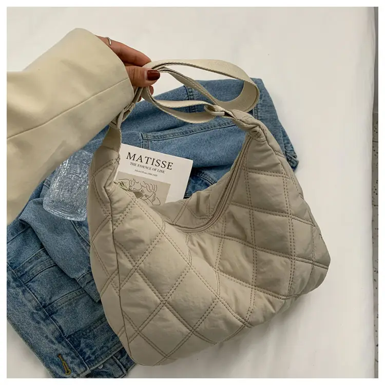 Winter Embroidered Quilted Shoulder Bag for Women — feature 106