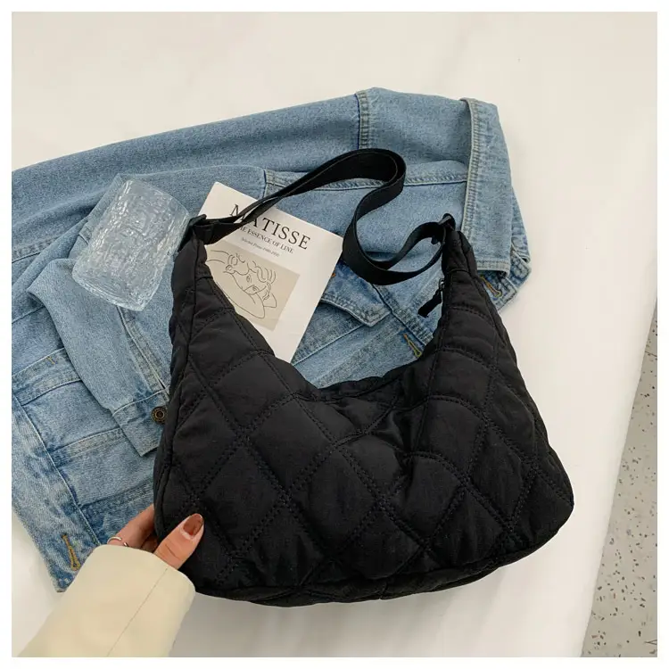 Winter Embroidered Quilted Shoulder Bag for Women — feature 108