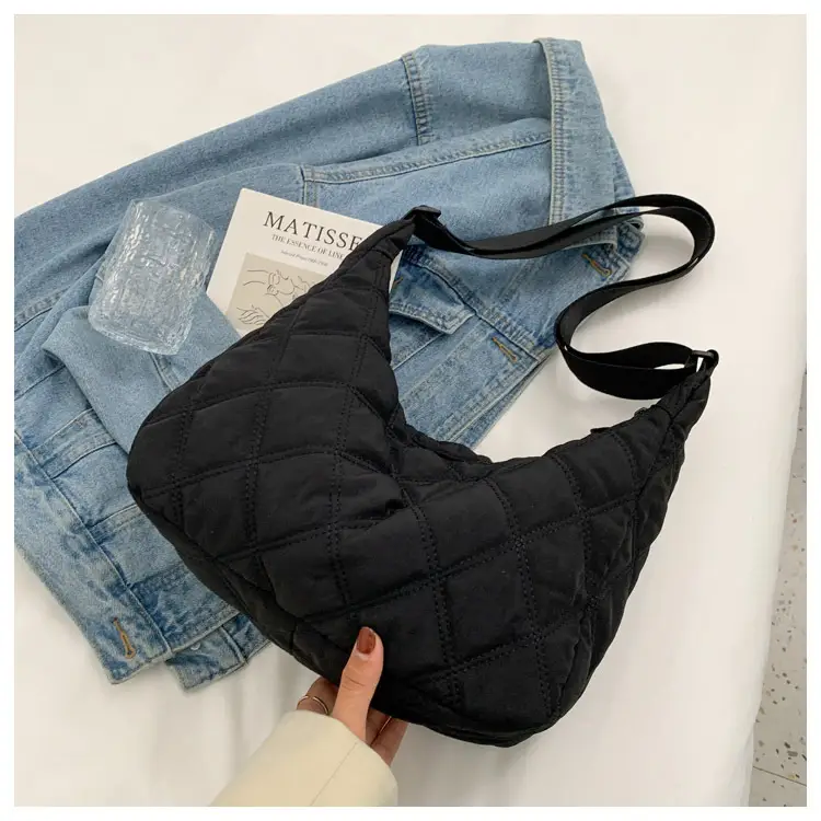 Winter Embroidered Quilted Shoulder Bag for Women — feature 109