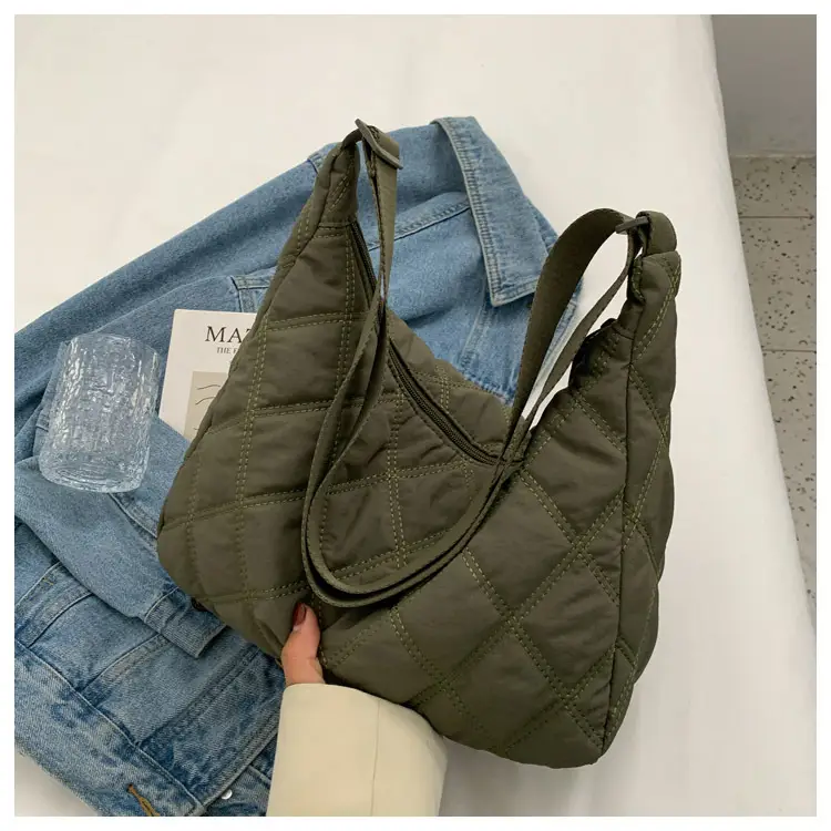 Winter Embroidered Quilted Shoulder Bag for Women — feature 115