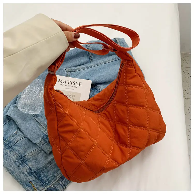Winter Embroidered Quilted Shoulder Bag for Women — feature 116