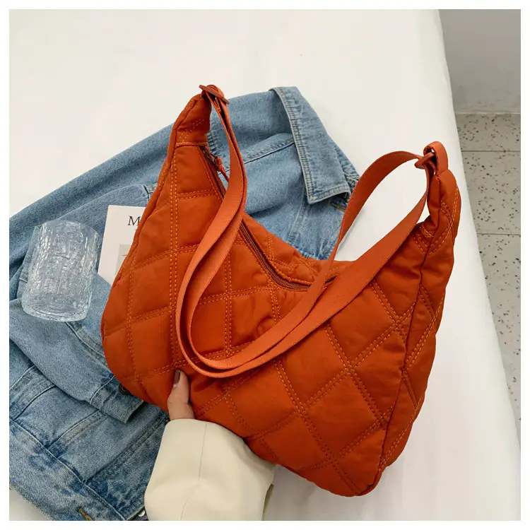 Winter Embroidered Quilted Shoulder Bag for Women — feature 117