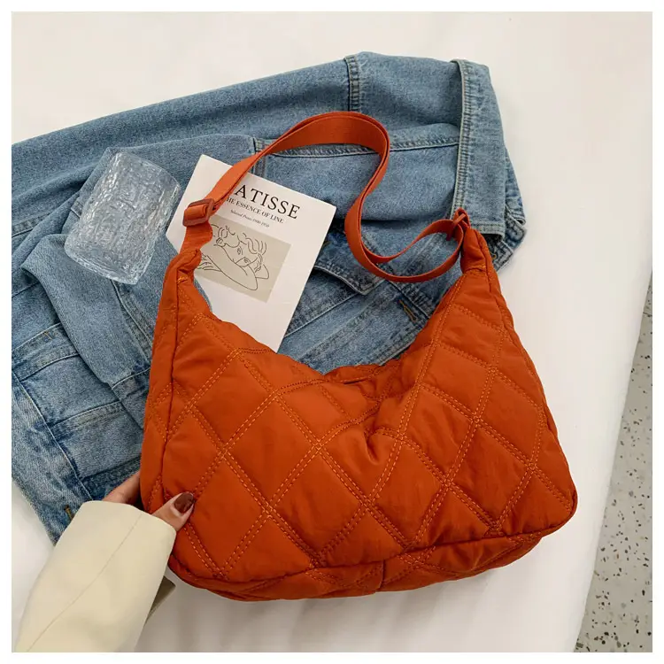 Winter Embroidered Quilted Shoulder Bag for Women — feature 119