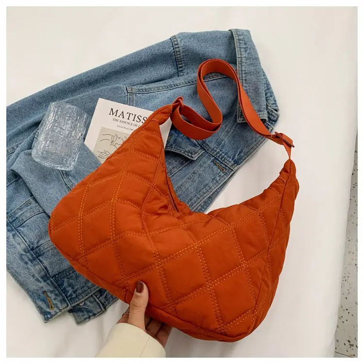 Winter Embroidered Quilted Shoulder Bag for Women — feature 120