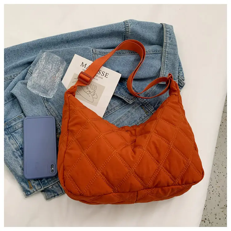 Winter Embroidered Quilted Shoulder Bag for Women — feature 121