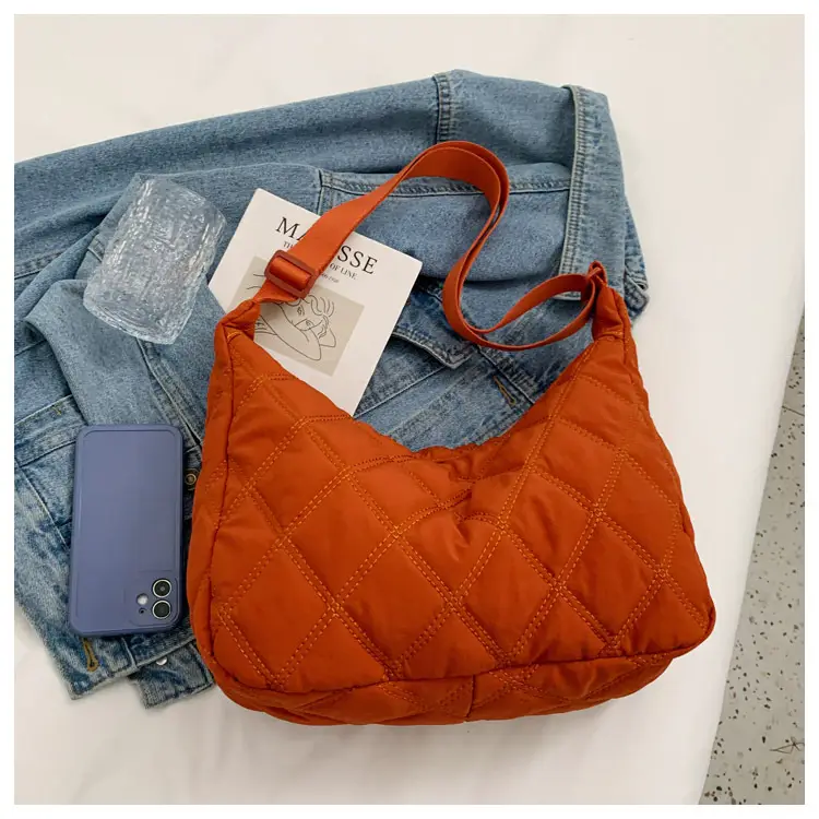 Winter Embroidered Quilted Shoulder Bag for Women — feature 122