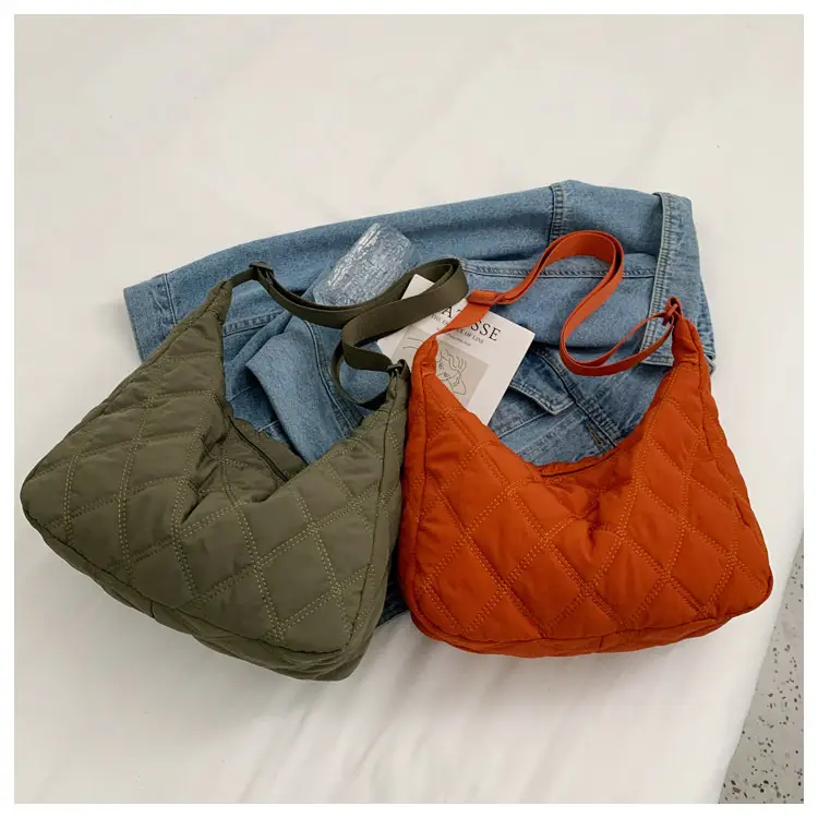 Winter Embroidered Quilted Shoulder Bag for Women — feature 124