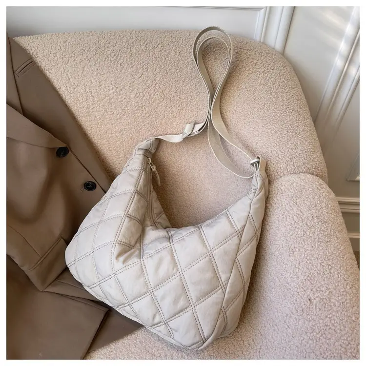 Winter Embroidered Quilted Shoulder Bag for Women — feature 131