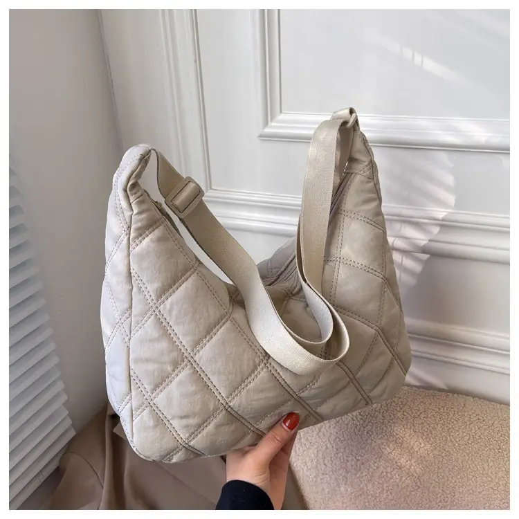 Winter Embroidered Quilted Shoulder Bag for Women — feature 133