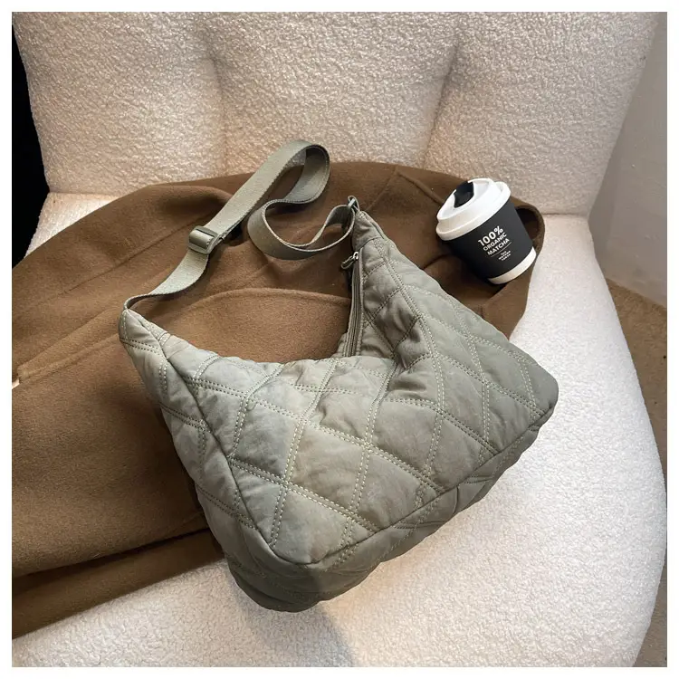 Winter Embroidered Quilted Shoulder Bag for Women — feature 142