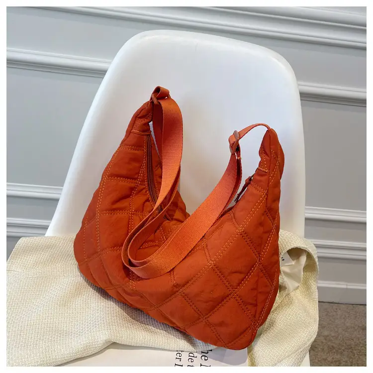 Winter Embroidered Quilted Shoulder Bag for Women — feature 149