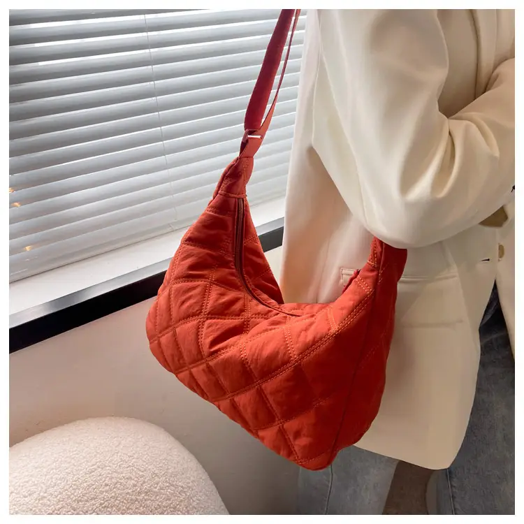 Winter Embroidered Quilted Shoulder Bag for Women — feature 15