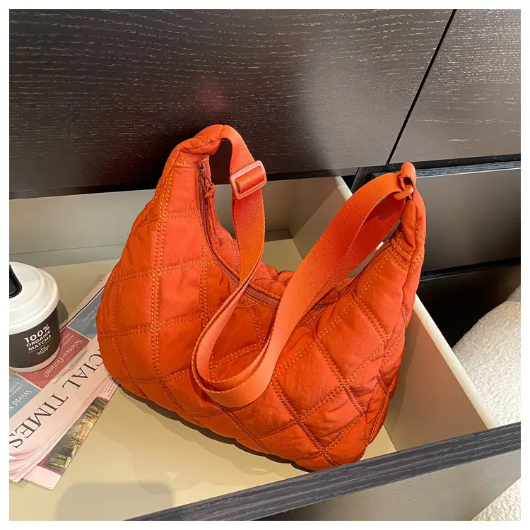 Winter Embroidered Quilted Shoulder Bag for Women — feature 151