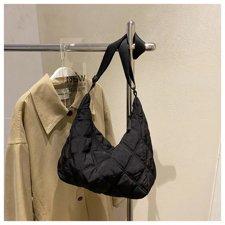 Winter Embroidered Quilted Shoulder Bag for Women — feature 158