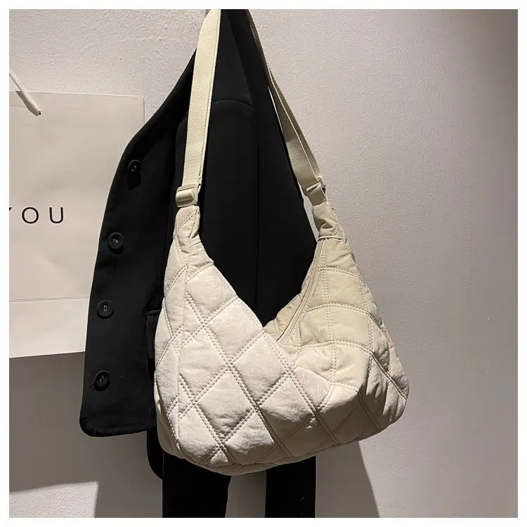 Winter Embroidered Quilted Shoulder Bag for Women — feature 161
