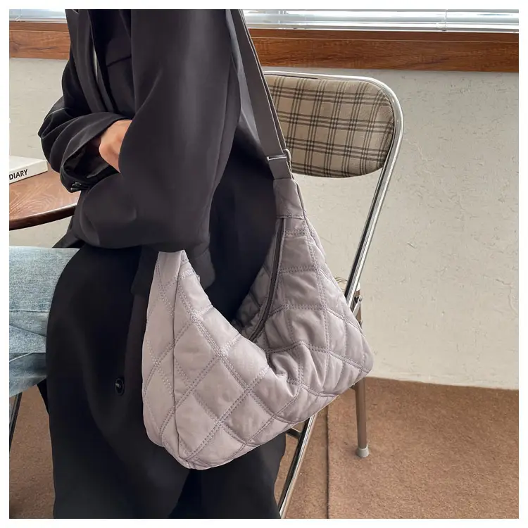Winter Embroidered Quilted Shoulder Bag for Women — feature 20