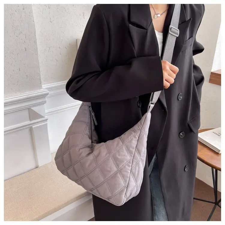 Winter Embroidered Quilted Shoulder Bag for Women — feature 22