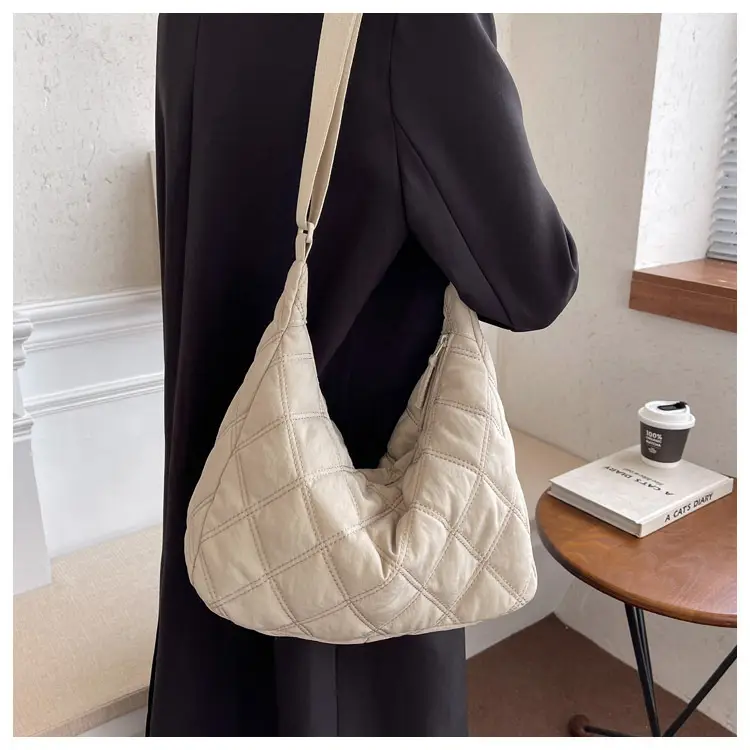 Winter Embroidered Quilted Shoulder Bag for Women — feature 23