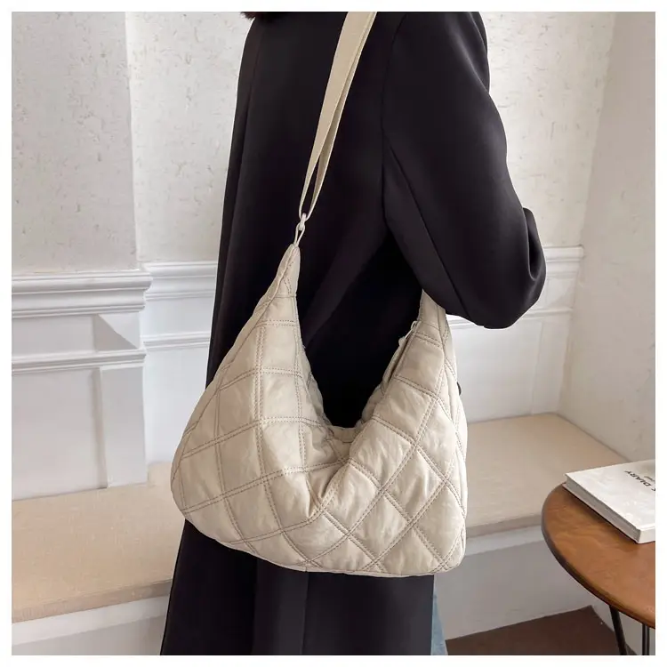 Winter Embroidered Quilted Shoulder Bag for Women — feature 24