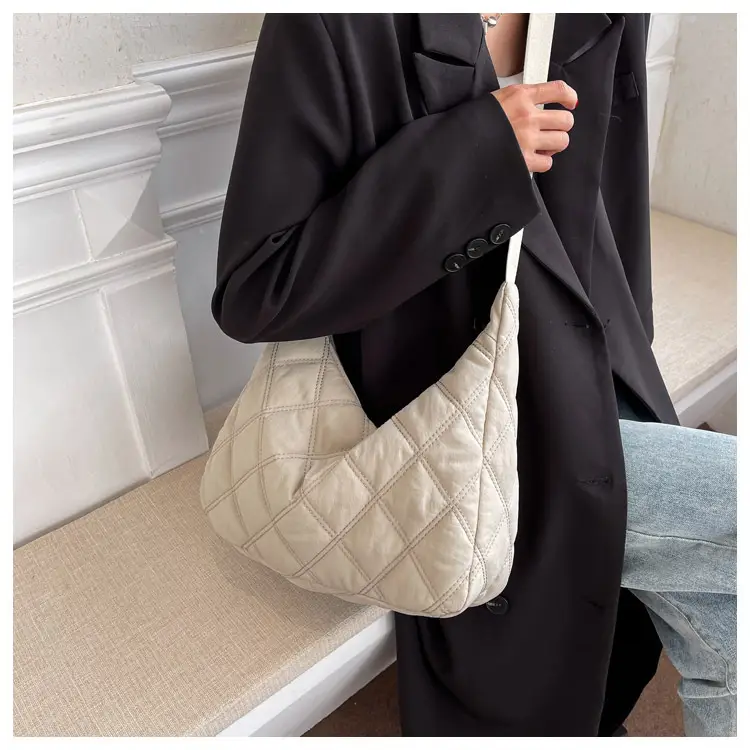 Winter Embroidered Quilted Shoulder Bag for Women — feature 25