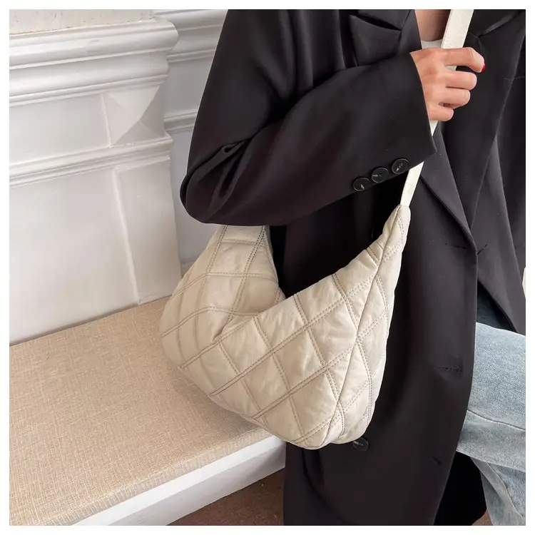 Winter Embroidered Quilted Shoulder Bag for Women — feature 26