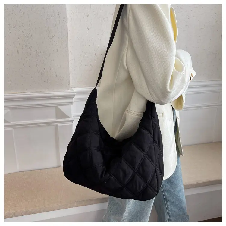 Winter Embroidered Quilted Shoulder Bag for Women — feature 28