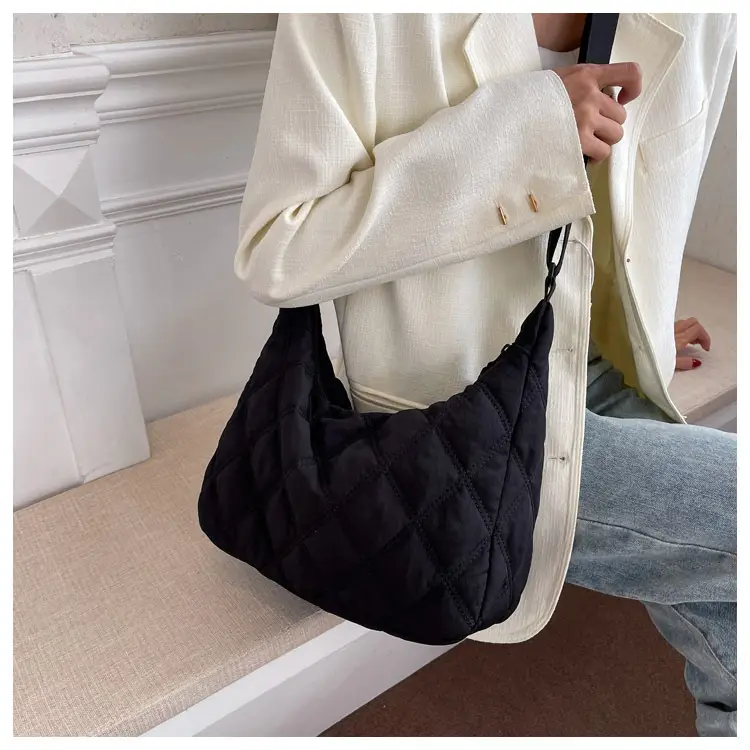 Winter Embroidered Quilted Shoulder Bag for Women — feature 29