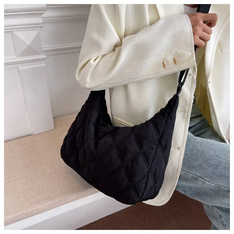 Winter Embroidered Quilted Shoulder Bag for Women — feature 30