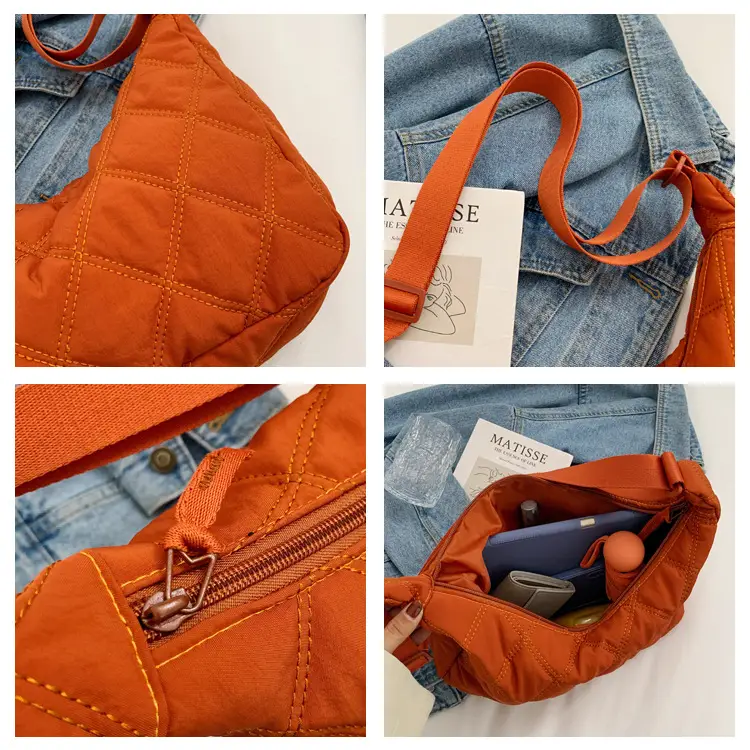 Winter Embroidered Quilted Shoulder Bag for Women — feature 36