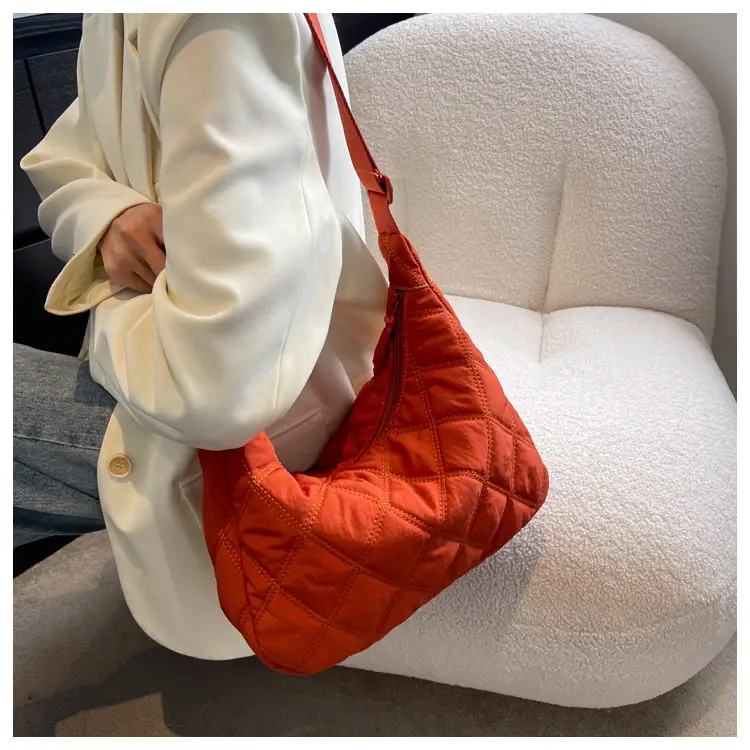 Winter Embroidered Quilted Shoulder Bag for Women — feature 39