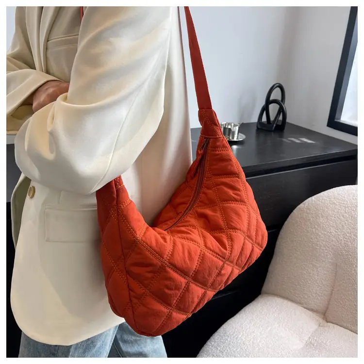 Winter Embroidered Quilted Shoulder Bag for Women — feature 41