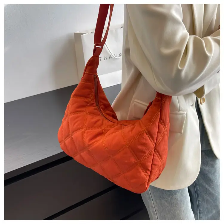 Winter Embroidered Quilted Shoulder Bag for Women — feature 43