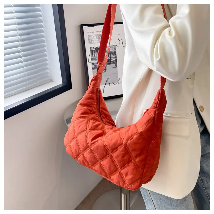 Winter Embroidered Quilted Shoulder Bag for Women — feature 46
