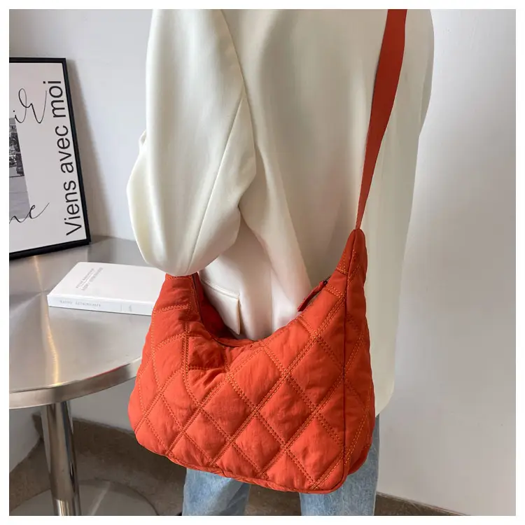 Winter Embroidered Quilted Shoulder Bag for Women — feature 47