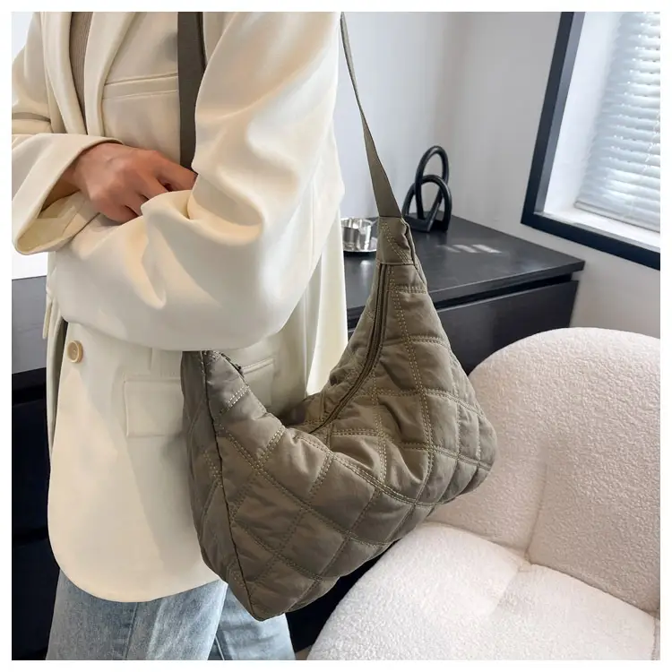 Winter Embroidered Quilted Shoulder Bag for Women — feature 56