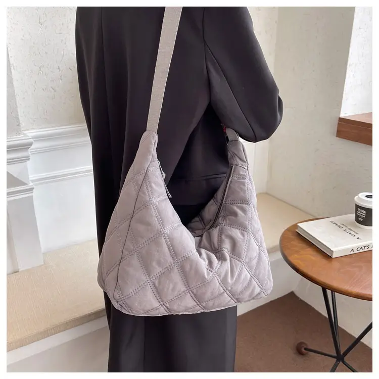 Winter Embroidered Quilted Shoulder Bag for Women — feature 57