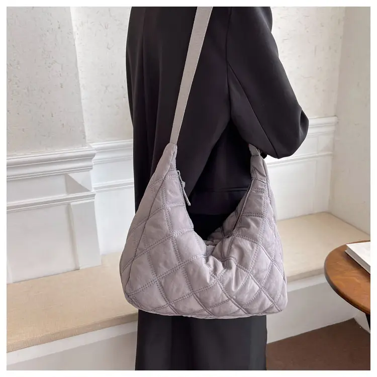 Winter Embroidered Quilted Shoulder Bag for Women — feature 58