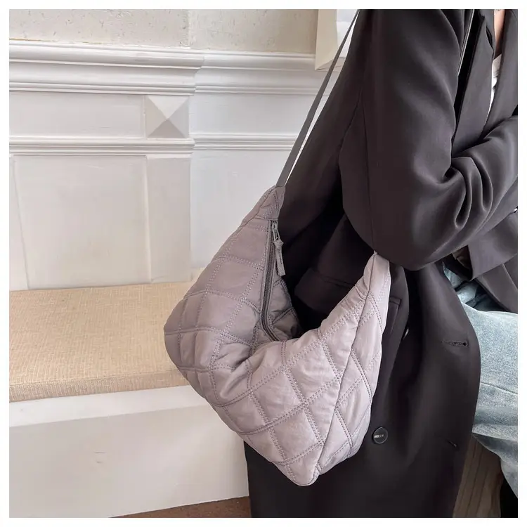 Winter Embroidered Quilted Shoulder Bag for Women — feature 60