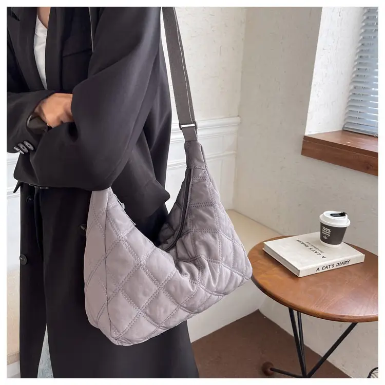 Winter Embroidered Quilted Shoulder Bag for Women — feature 61