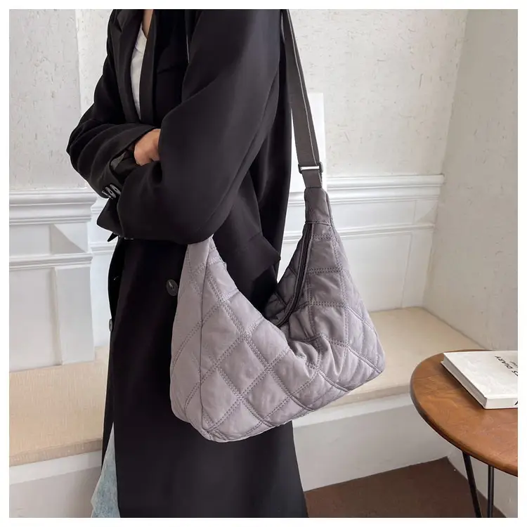 Winter Embroidered Quilted Shoulder Bag for Women — feature 62