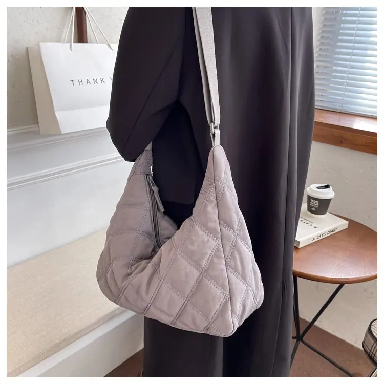 Winter Embroidered Quilted Shoulder Bag for Women — feature 63