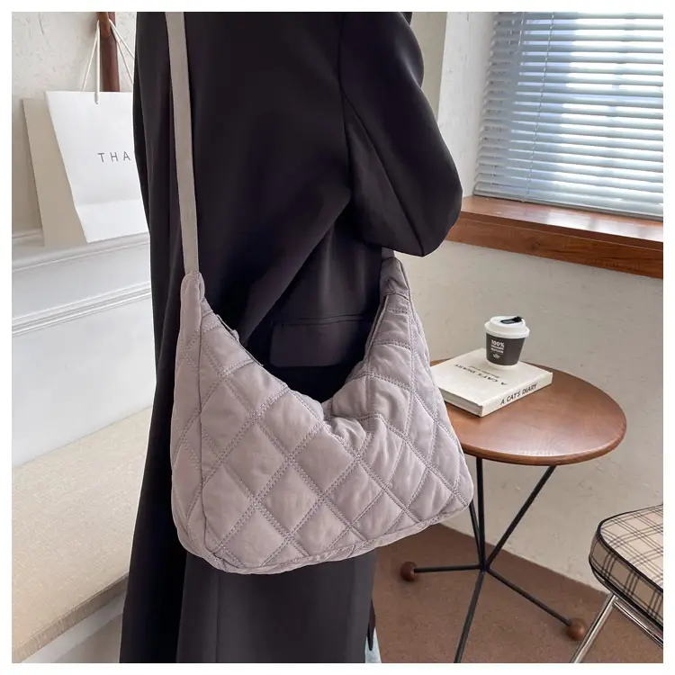 Winter Embroidered Quilted Shoulder Bag for Women — feature 65
