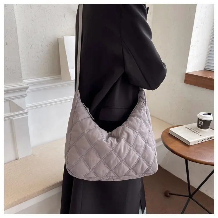 Winter Embroidered Quilted Shoulder Bag for Women — feature 66