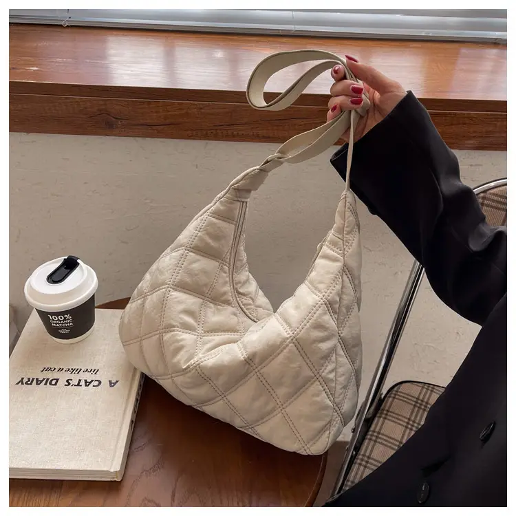 Winter Embroidered Quilted Shoulder Bag for Women — feature 67